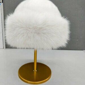 High- quality women's hat; keeps the head warm ,  silky,  and .